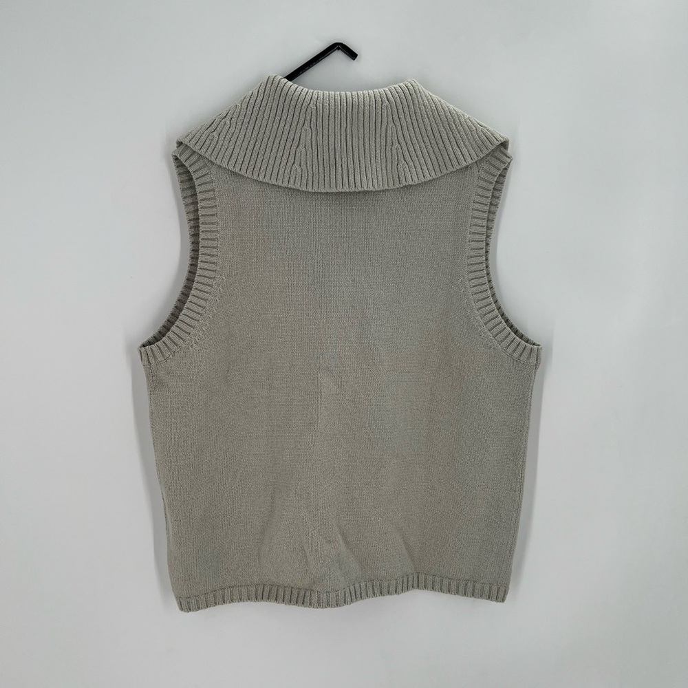Cos Zip Up Chunky Knit Knitted Cardigan Sweater Vest - Picture 6 of 6